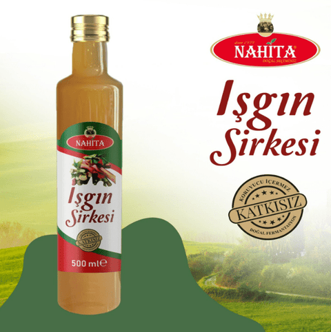 Işgın Sirkesi 500ml - Rhabarberessig - Capadocia Kuruyemis