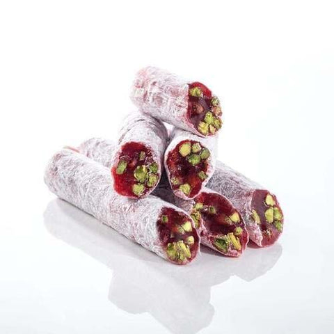 Lokum - Sticks mit Pistazien und Granatapfelaroma - Capadocia Kuruyemis