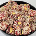 mini Granatapfel - lokum mit Pistazien und Sesam - Capadocia Kuruyemis