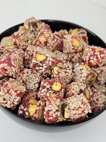 mini Granatapfel - lokum mit Pistazien und Sesam - Capadocia Kuruyemis