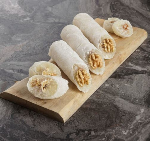 Cevizli eker sucuk d tr ii eker lokum with walnut kernels