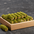 Weiße lokum - sticks mit pistazien - Capadocia Kuruyemis